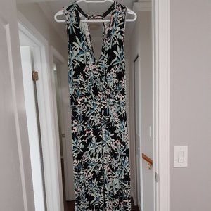 Jaclyn Smith Floral Long Summer Dress